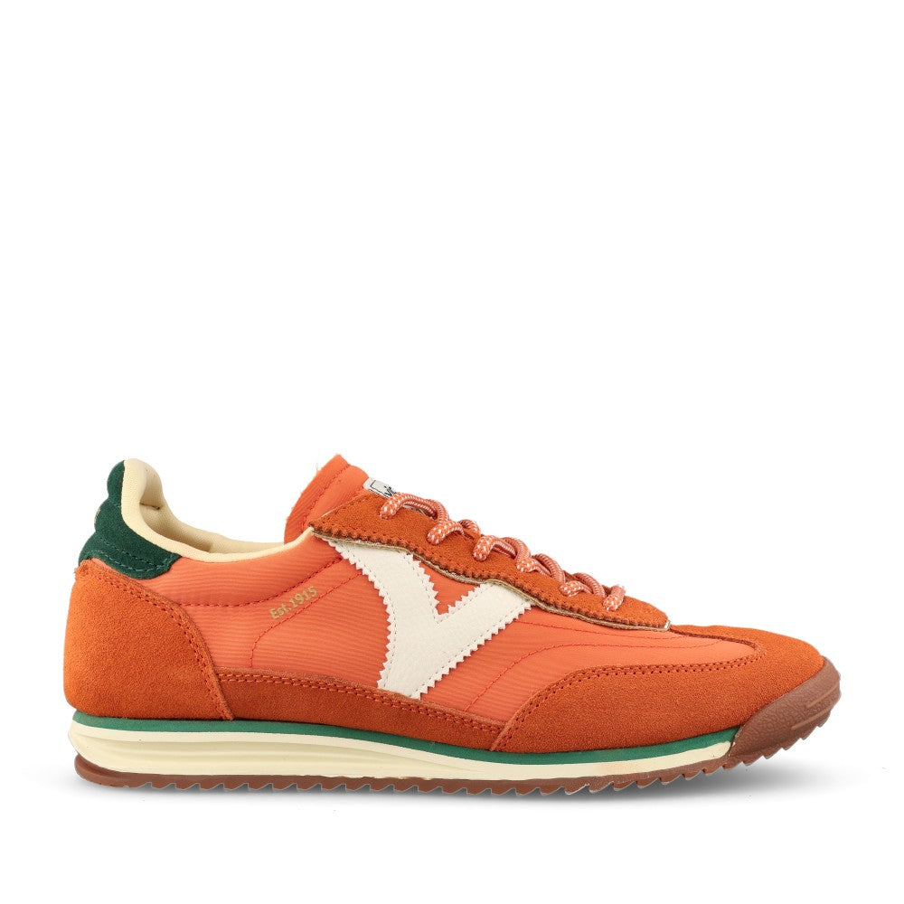 Ladies 1158101 Saturno Laced Trainer In Orange