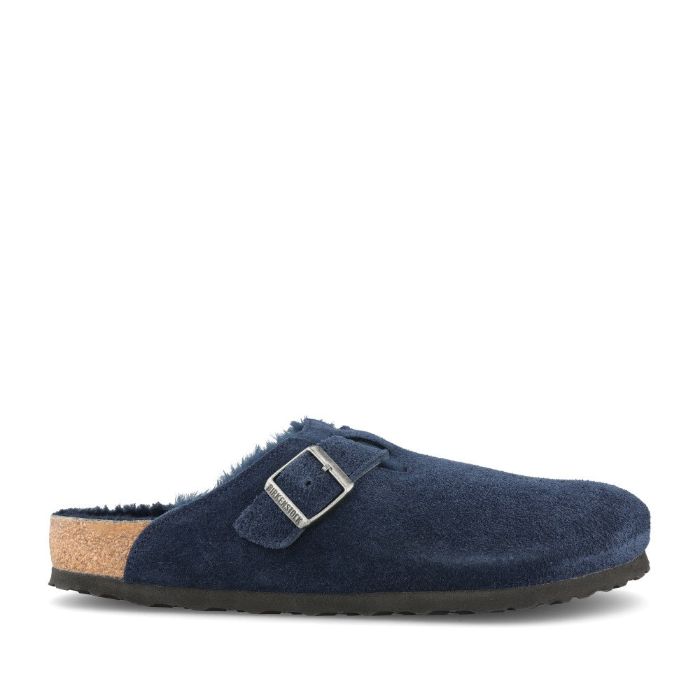 Mens 1030657 Boston Shearling Clog In Navy