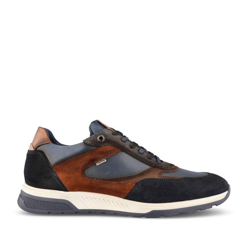 Mens F1959 Louis Laced Trainer In Navy