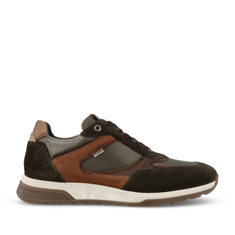 Mens F1959 Louis Laced Trainer In Green