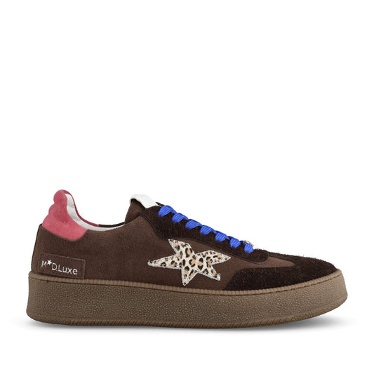 Ladies 526sbt-130 Laced Trainer In Choco