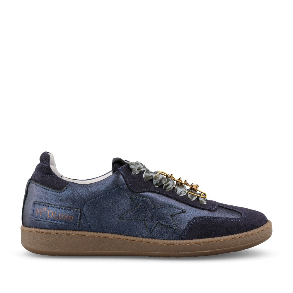 Ladies 526mr-90 Laced Trainer In Navy