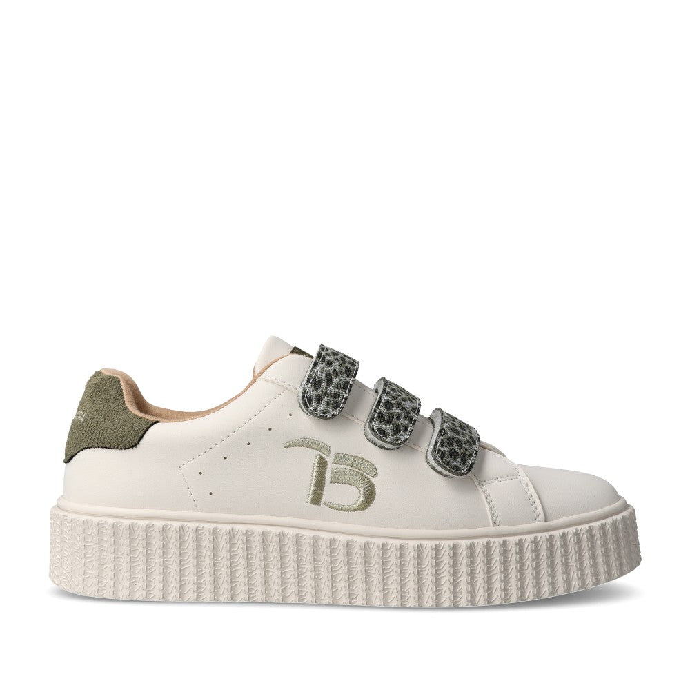 Ladies 12032202 Laced Trainer In Beige