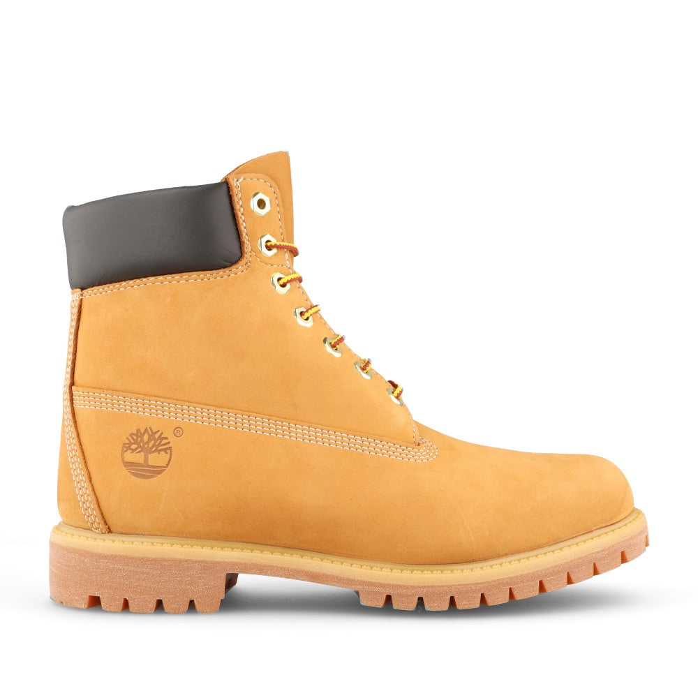 Mens Premium 6 Inch Waterproof Laced Ankle Boot In Wheat