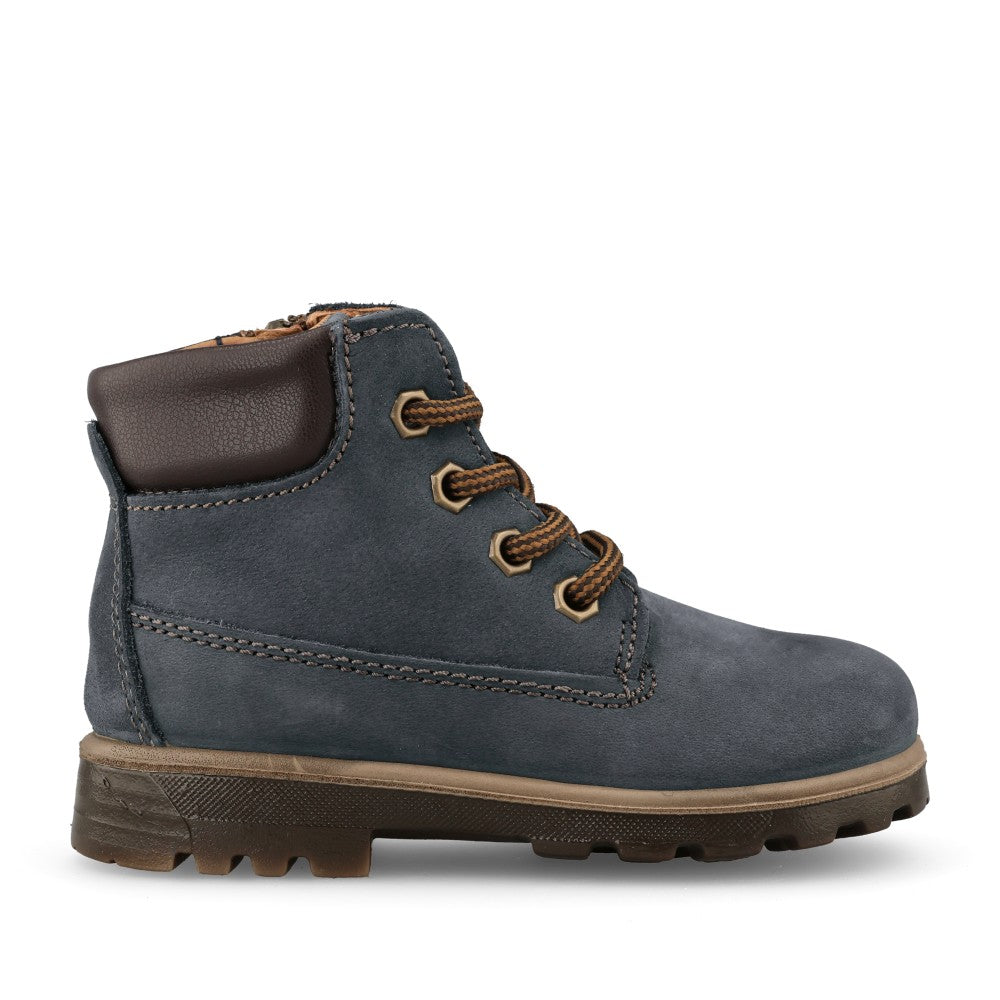 Boys 88514 Laced Ankle Boot In Navy
