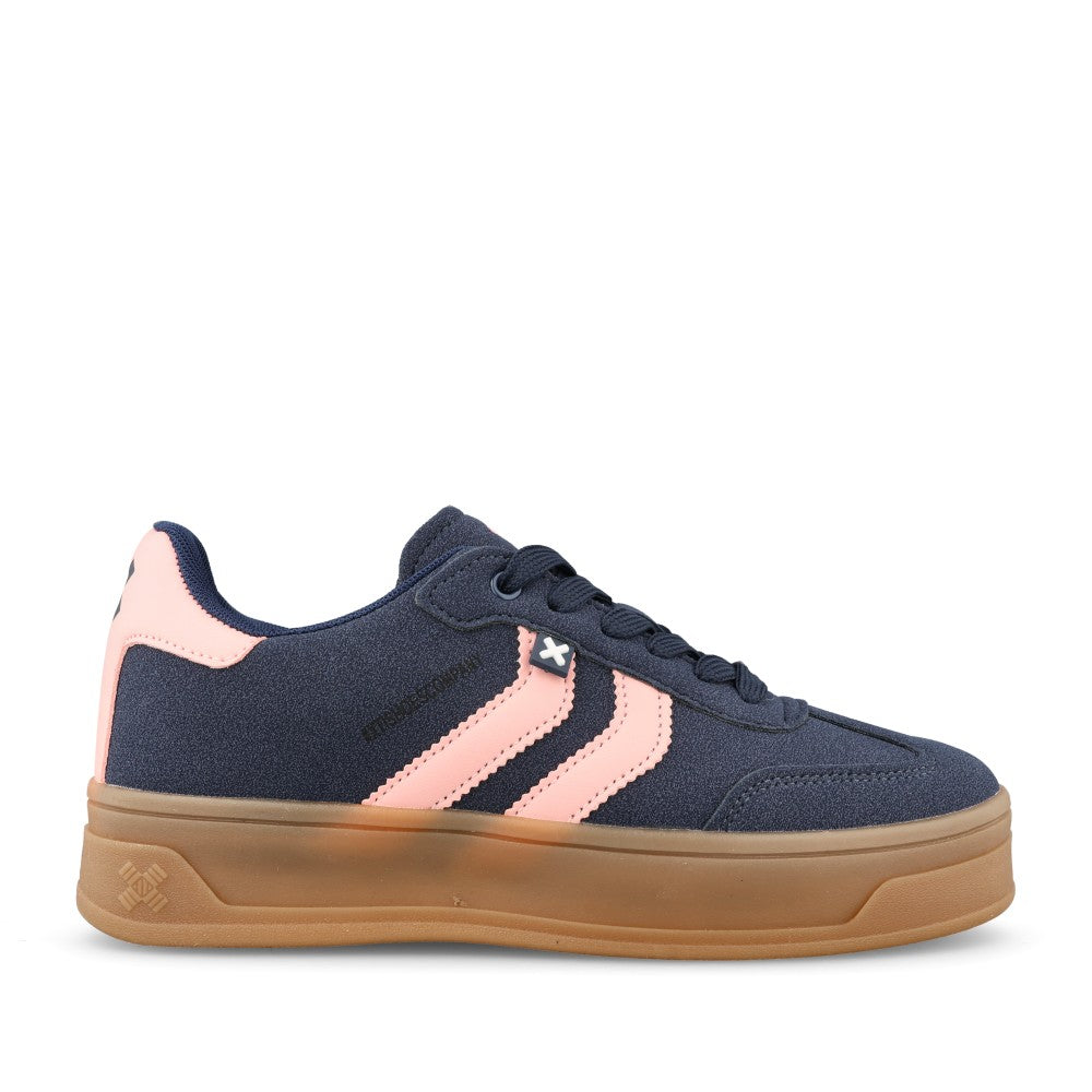 Ladies 144586 Laced Trainer In Navy