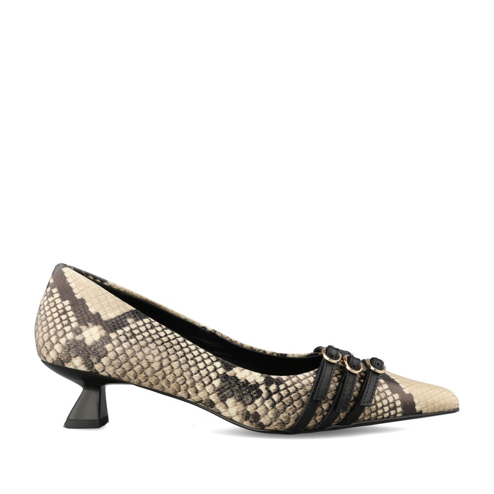 Ladies 1312900 A-roma Court Shoe In Snake