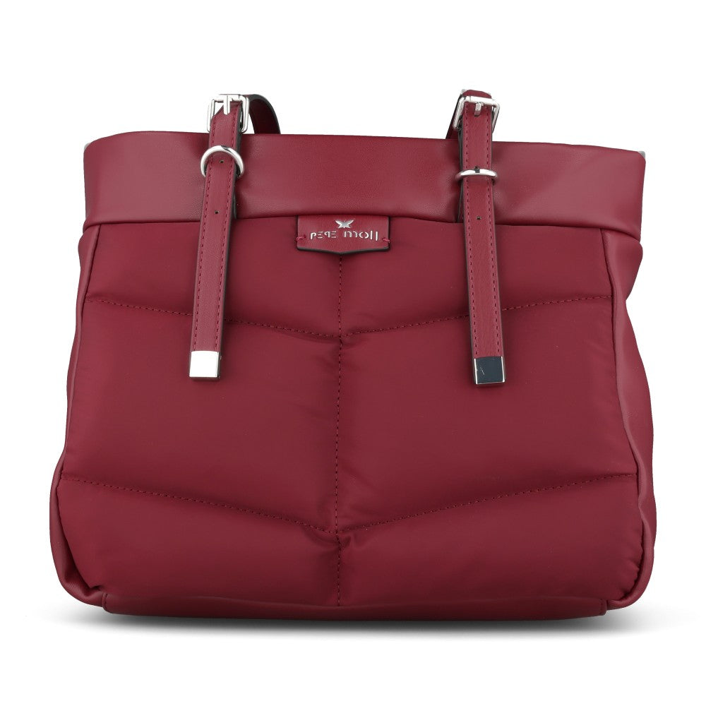 Ladies 252100 Leonor Shoulder Bag In Burgandy
