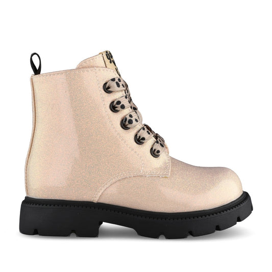 Girls 251340 Laced Ankle Boot In Cream