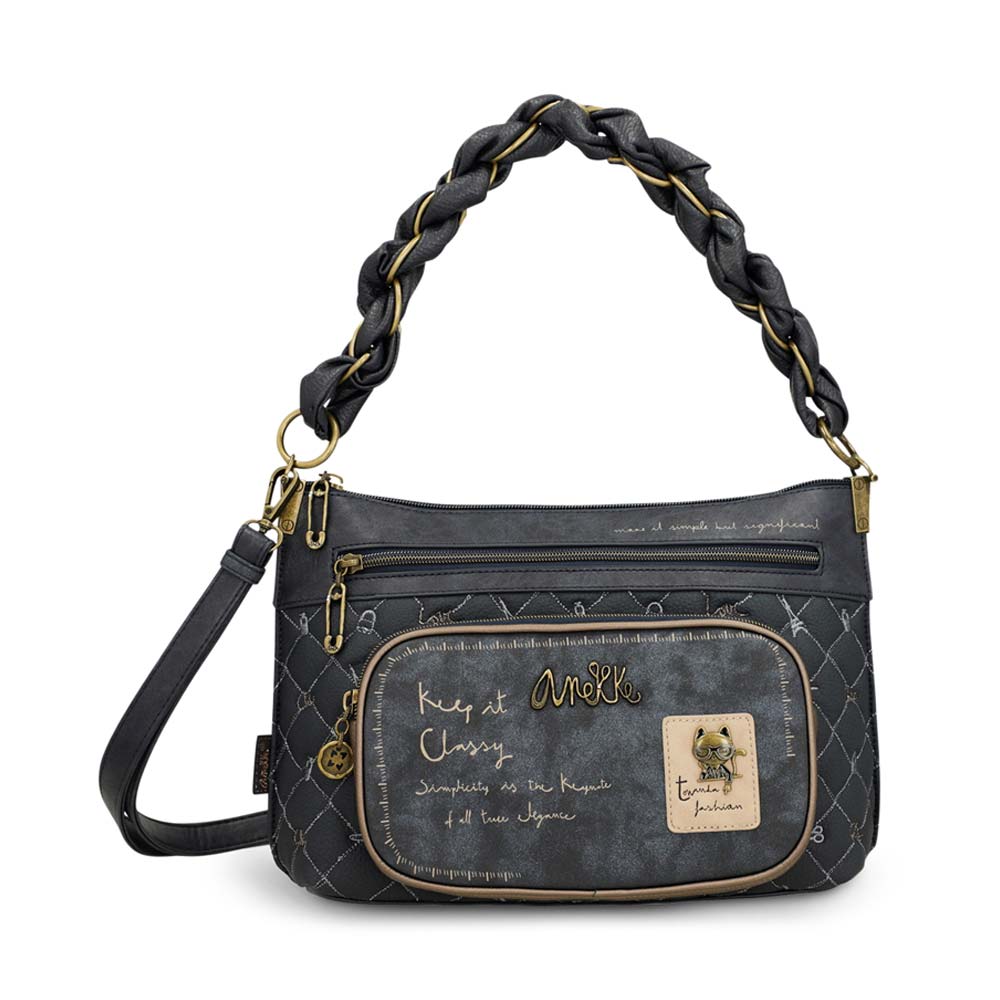 Ladies M41853-530 Shoulder Bag In Grey