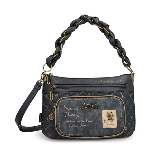 Ladies M41853-530 Shoulder Bag In Grey