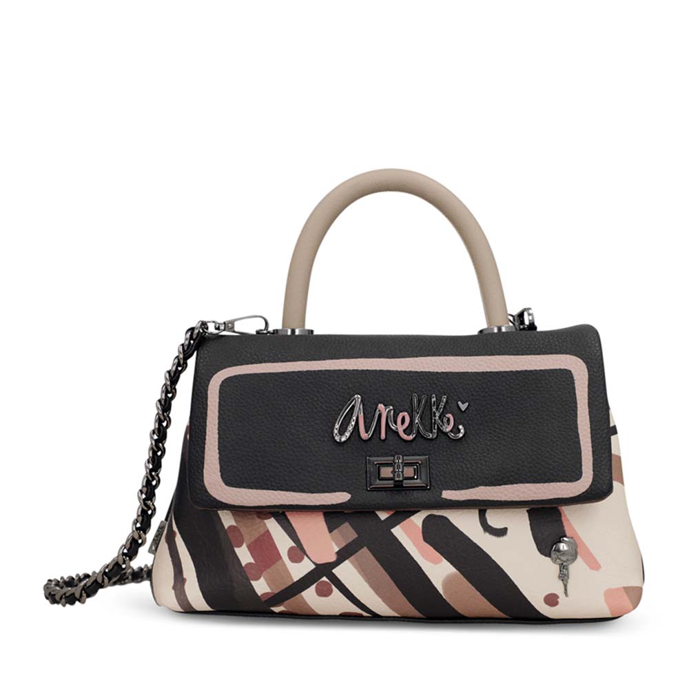 Ladies M41811-408 Handbag In Black Multi