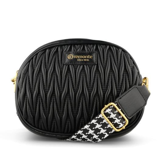 Ladies Q0648 Crossbody Bag In Black