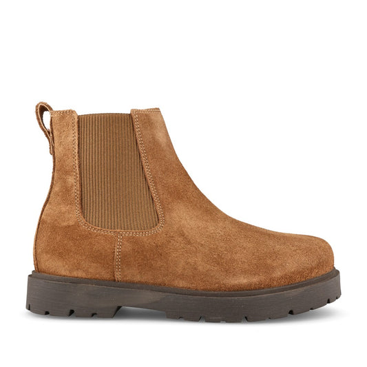 Ladies 1030611 Highwood Suede Slip-on Boot In Cognac