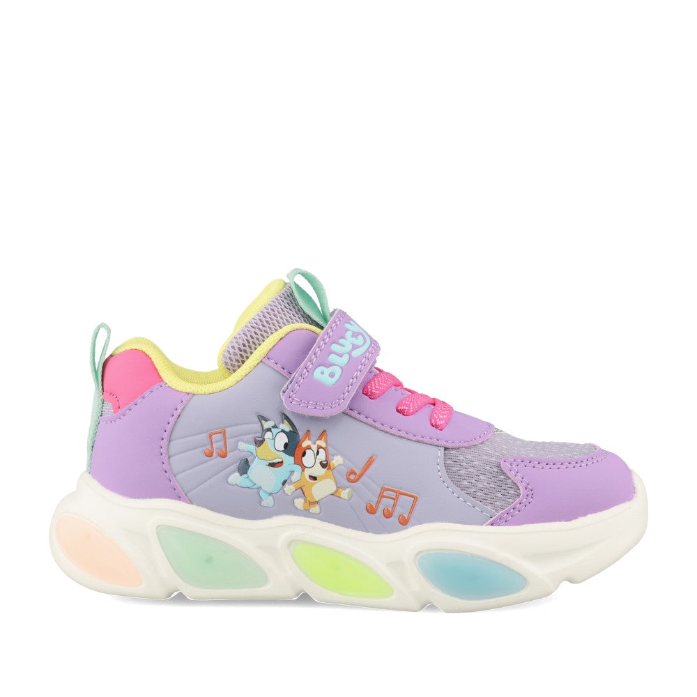 Girls 251856 Velcro Trainer In Purple