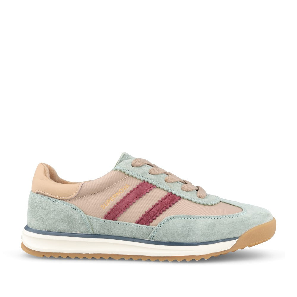 Ladies Seventy Three Laced Trainer In Cocomint