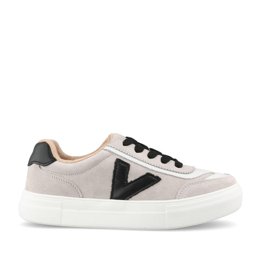 Ladies Eighty Laced Trainer In Mist