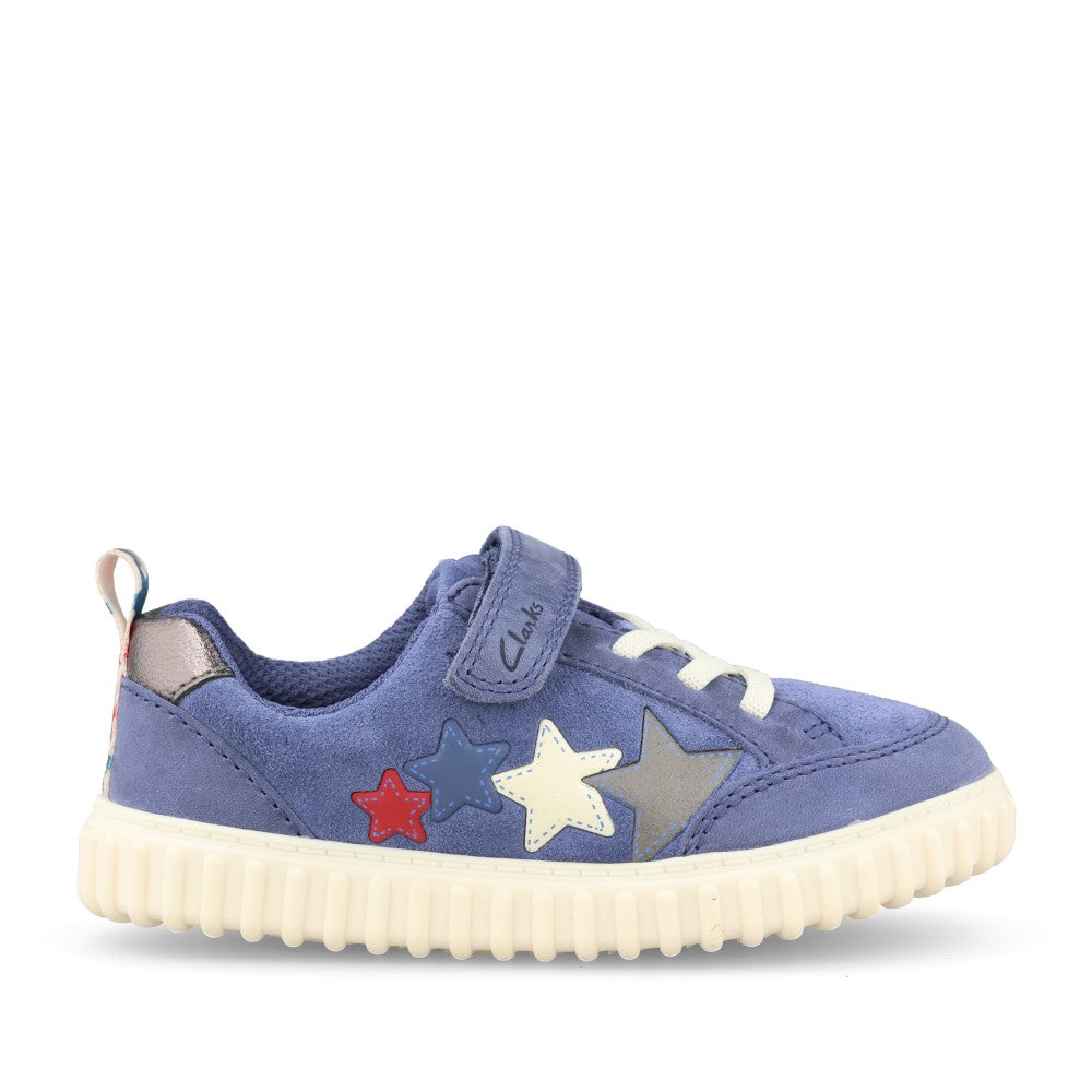 Boys Cove Go T Blue Leather Shoe In Kids G Fit