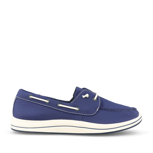 Ladies Brinkley Edge D-fit Boat Shoe In Navy
