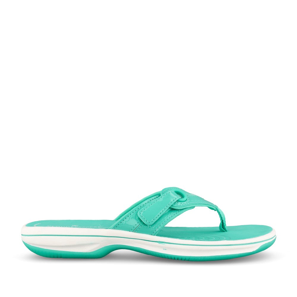 Ladies Brinkley Reyna D-fit Toe Post Sandal In Jade