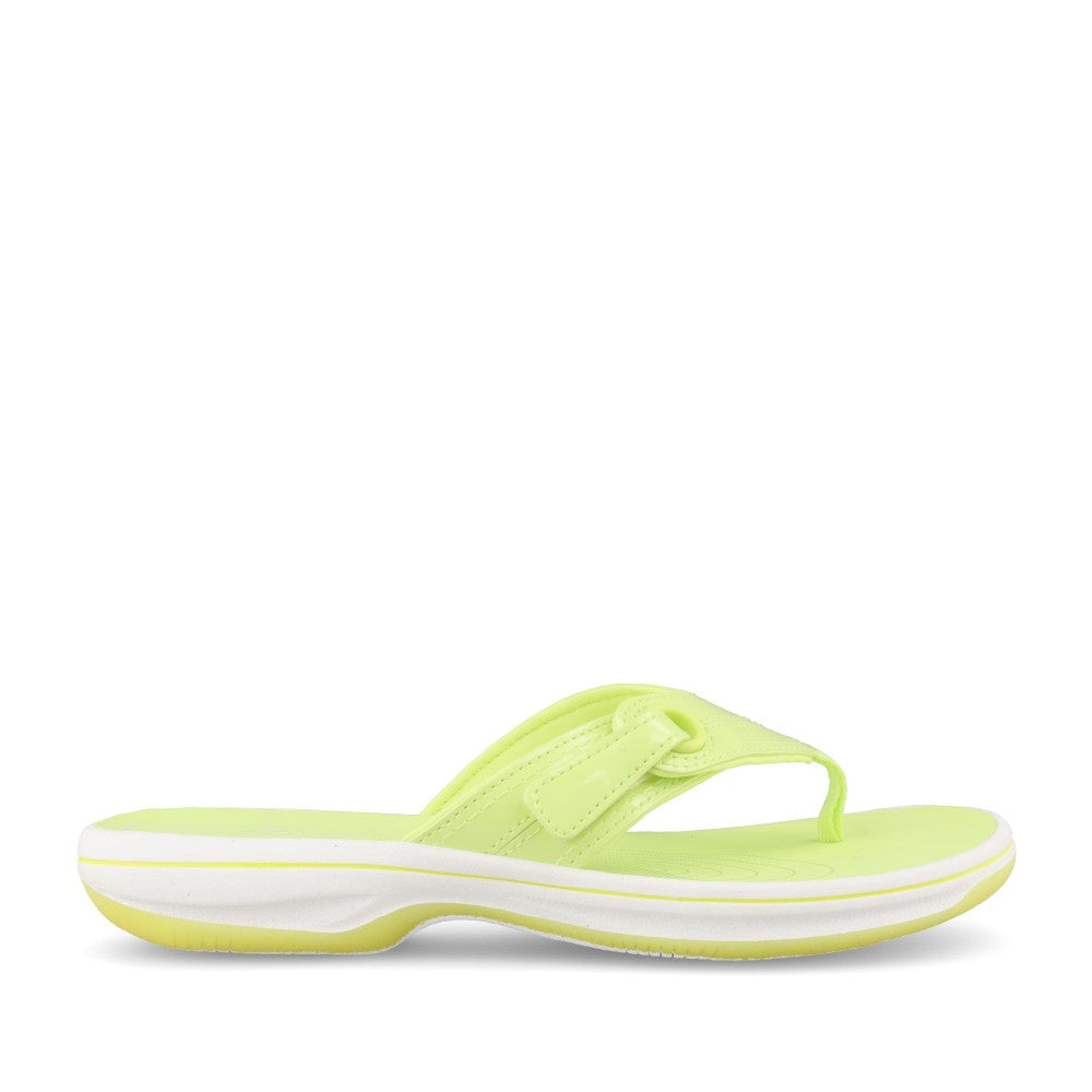 Ladies Brinkley Reyna D-fit Toe Post Sandal In Lime