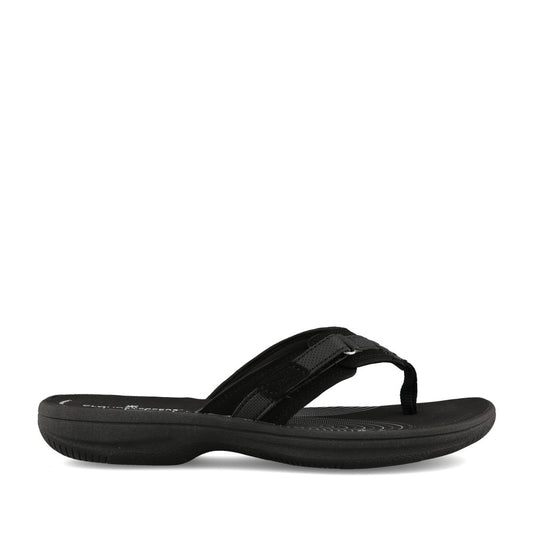 Ladies Brinkley Sea D-fit Toe Post Sandal In Black
