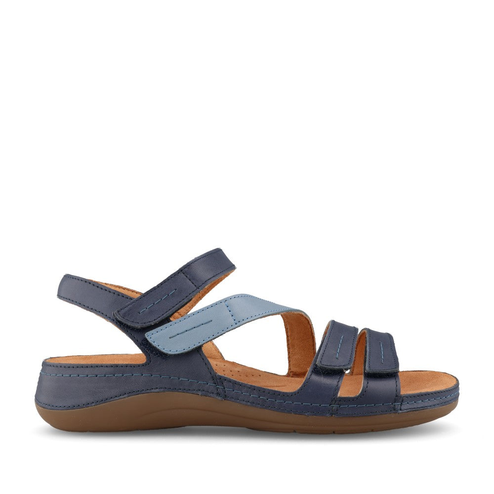 Ladies Cecily Mix D-fit Sandal In Blue