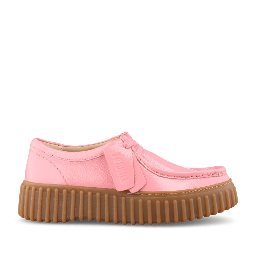 Ladies Torhill Bee D-fit Shoe In Pink Patent