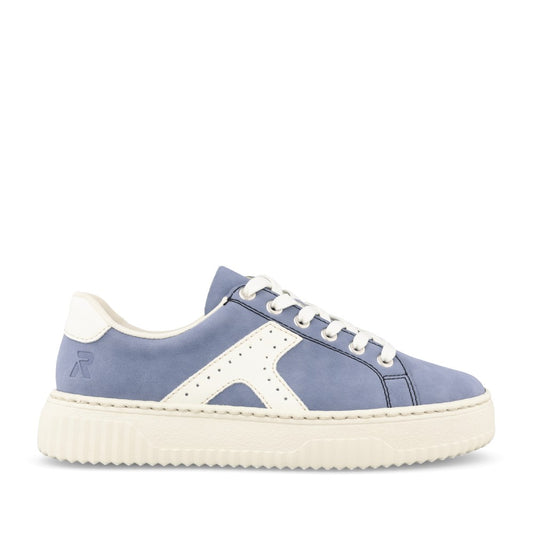 Ladies N9920 Laced Trainer In Blue