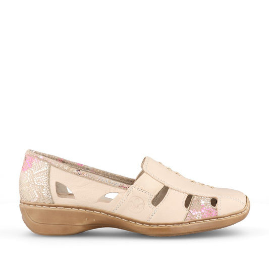 Ladies 41385 Slip-on Shoe In Beige