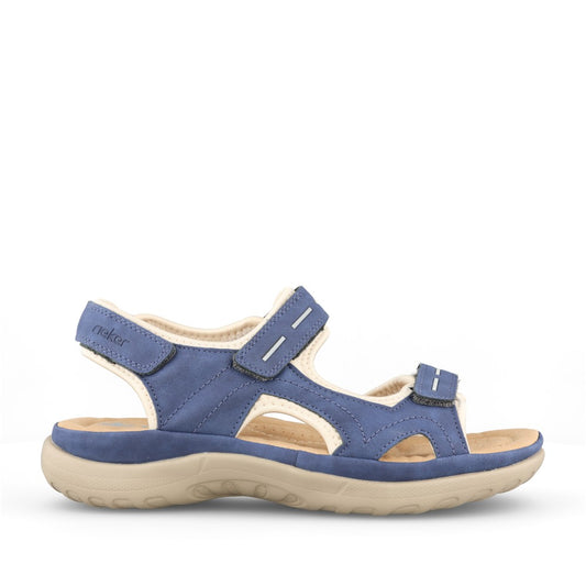 Ladies 64856  Walking Sandal In Navy