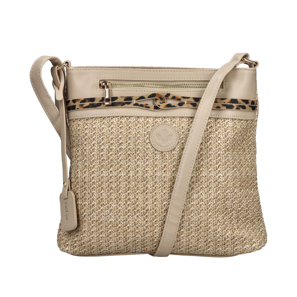 Ladies H1519 Cross Body Bag In Beige