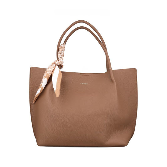 Ladies H1399 Handbag In Tan