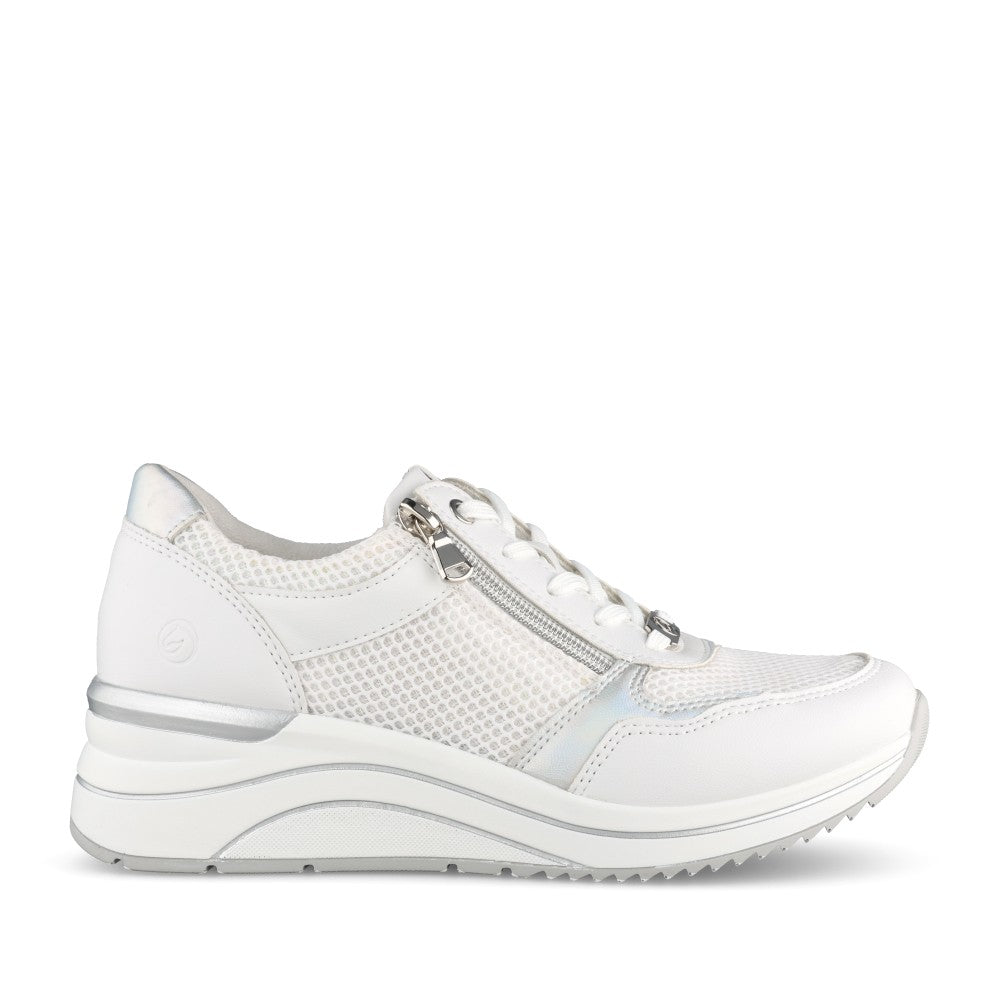 Ladies D0t19 Wedge Trainer In White