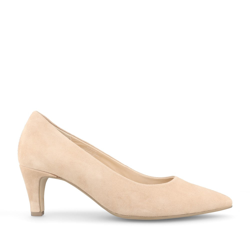 Ladies 81.390 Daze Medium Heel Court Shoe In Sand