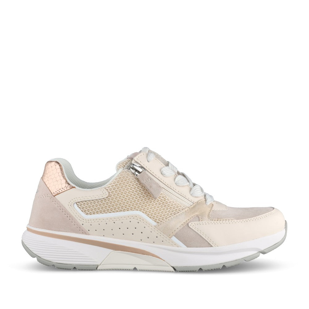 Ladies 86.878 Adora Laced Trainer In Ivory