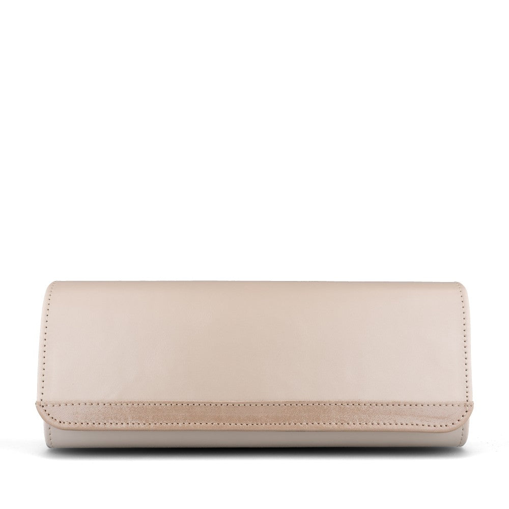 Ladies T20 8256 Clutch Bag In Beige
