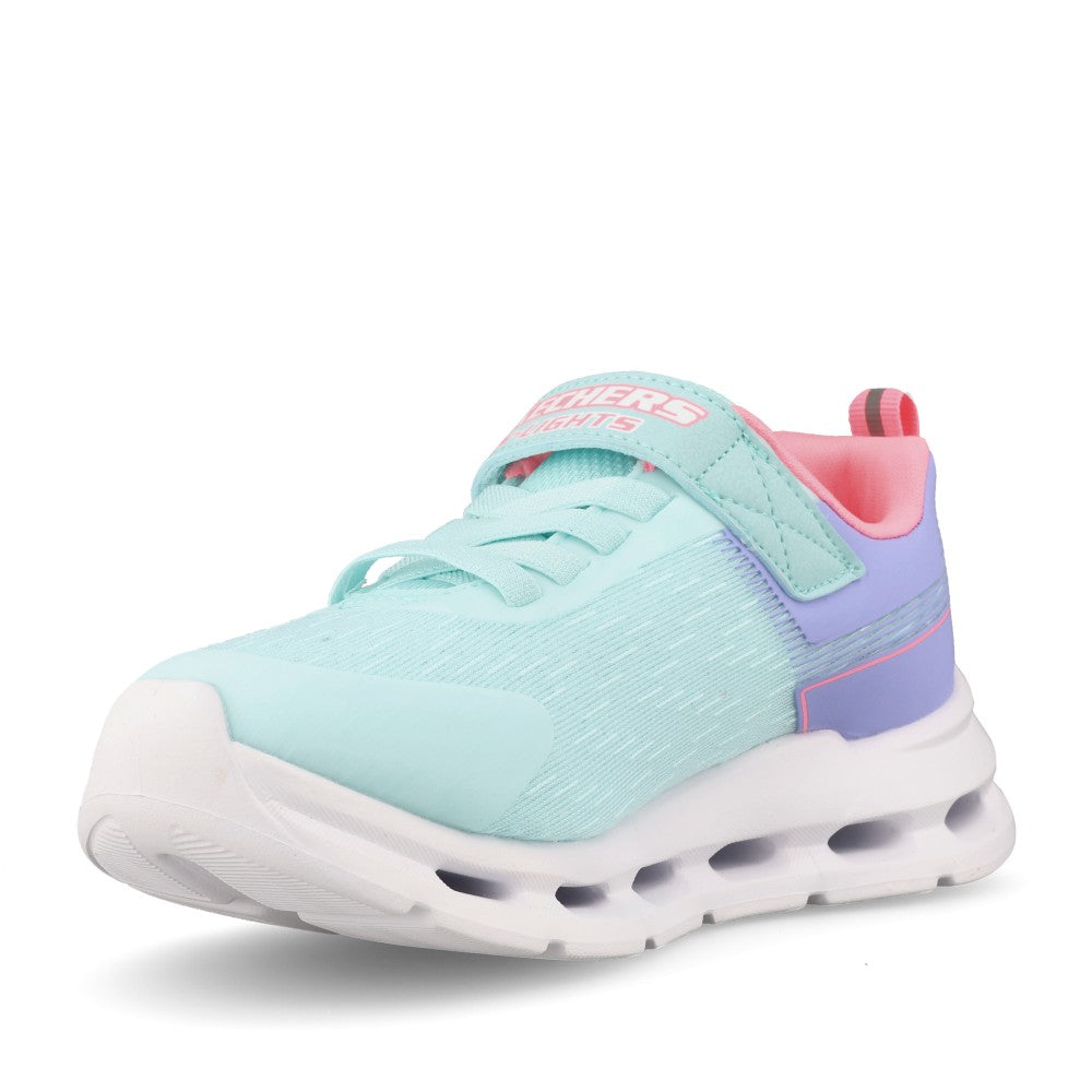 Girls 303730l Glide-step Lights Trainer In Aqua
