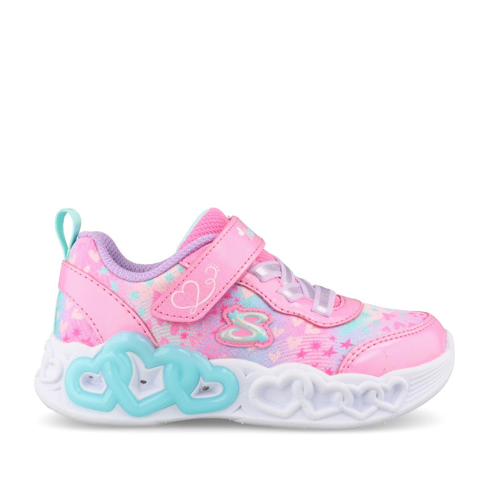 Girls 303261n Infinite-heart Heart Jewels Trainer In Pink