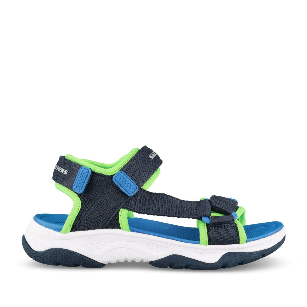 Boys 407013l Tread Seeker Walking Sandal In Navy