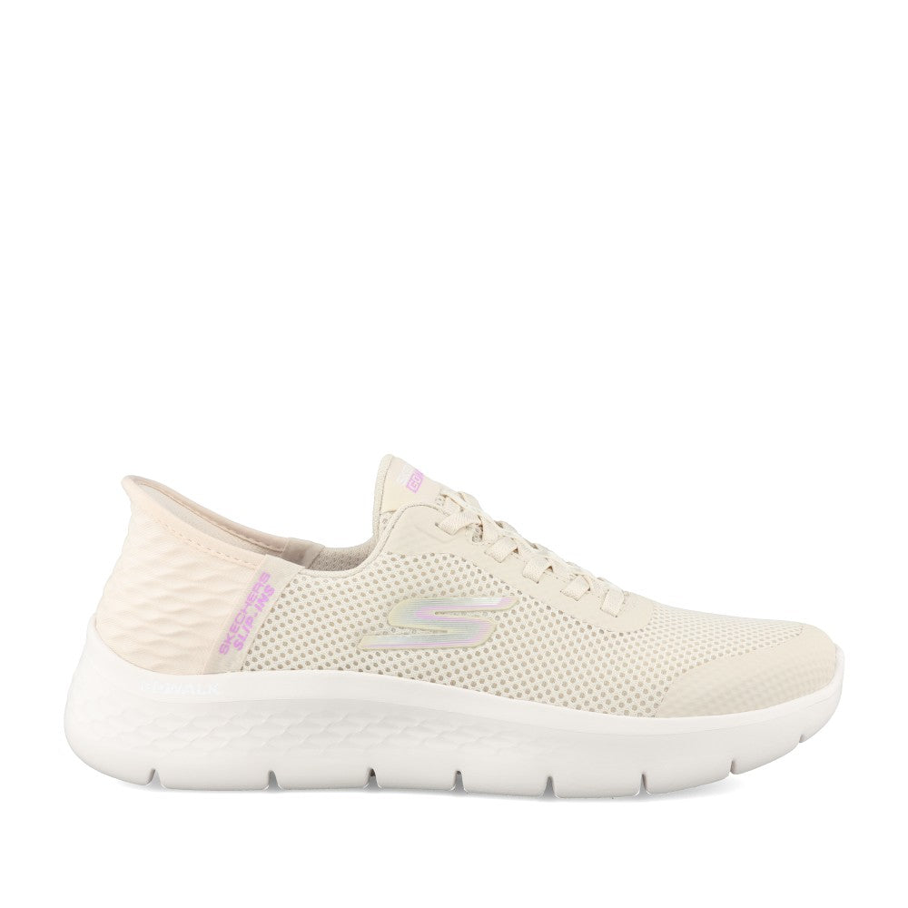 Ladies 124836 Go Walk Flex Slip-ins In Off White