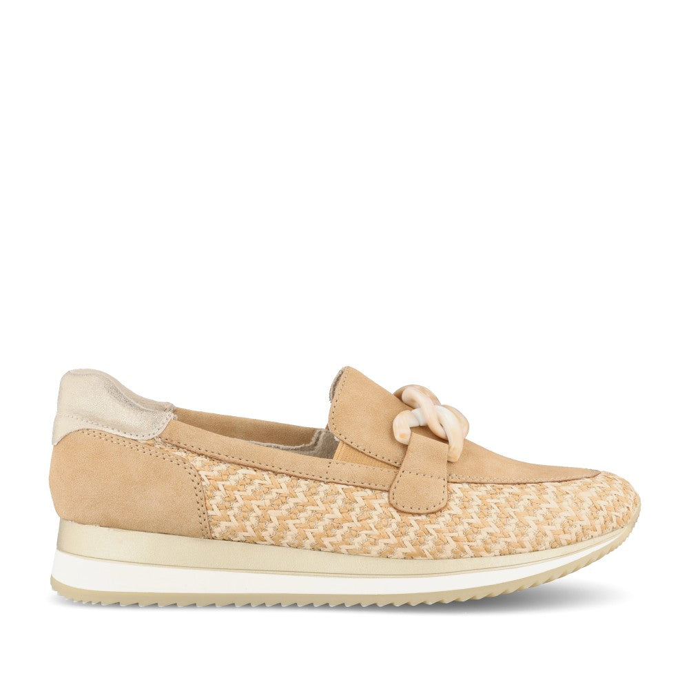 Ladies 8-24766 Slip-on Shoe In Beige