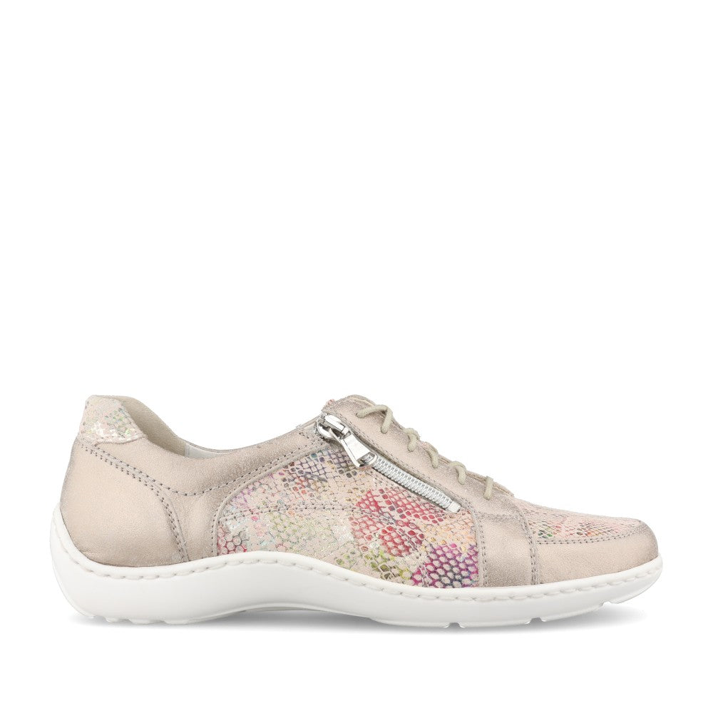 Ladies 496042 Henni H-fit Shoe In Rose Multi