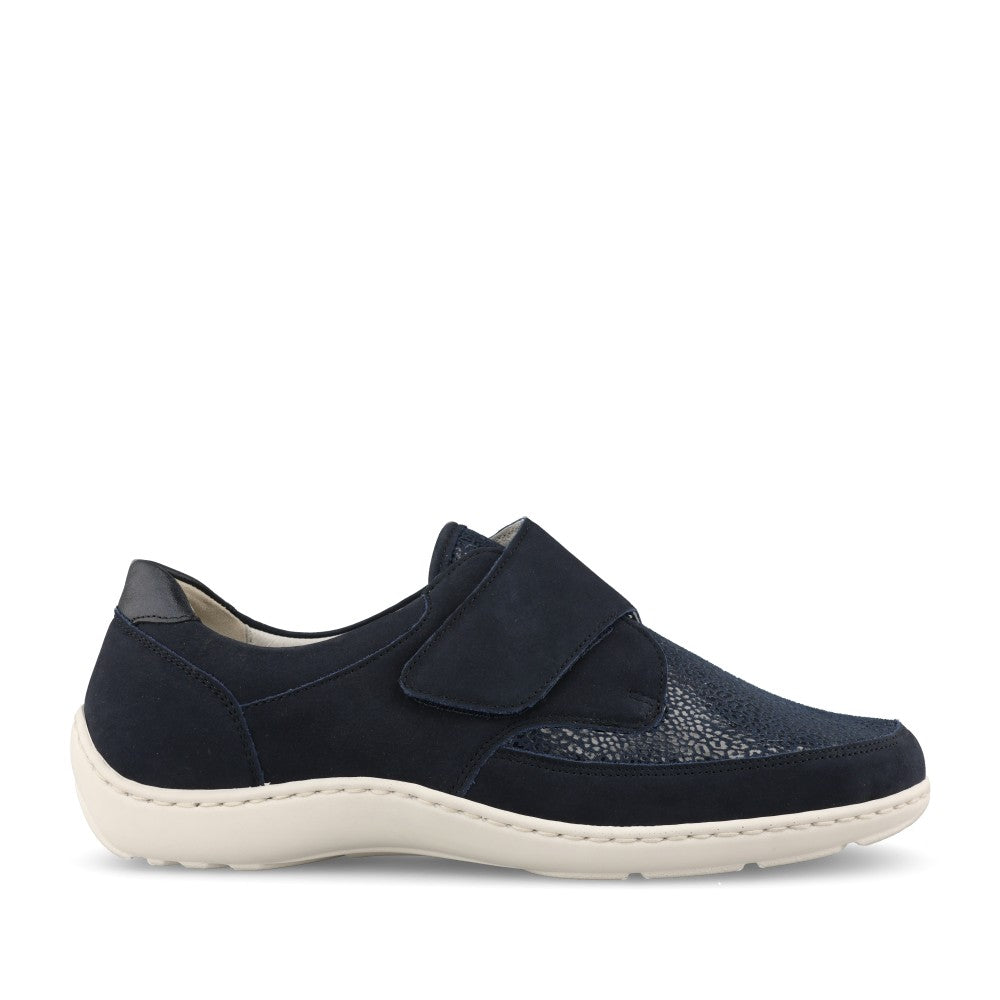 Ladies 496H31 340 341 Henni H-fit Shoe In Navy
