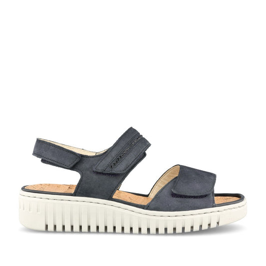 Ladies Valerie 630001 Navy K-fit Sandal In Navy