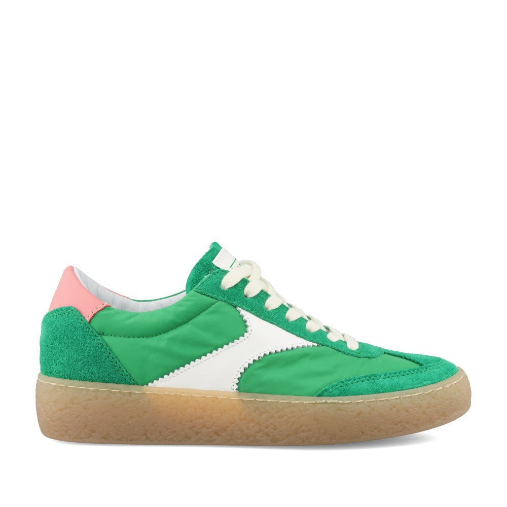 Ladies 5sn-115 Laced Trainer In Green