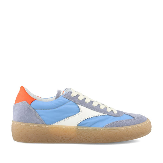 Ladies 5sn-119 Laced Trainer In Blue