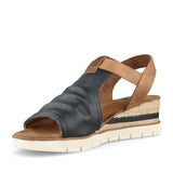 Ladies 112003 Wedge Sandal In Navy