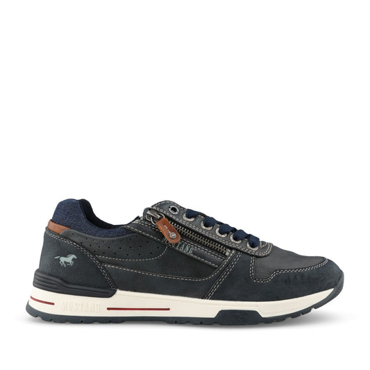 Mens 281003 Laced Trainer In Navy