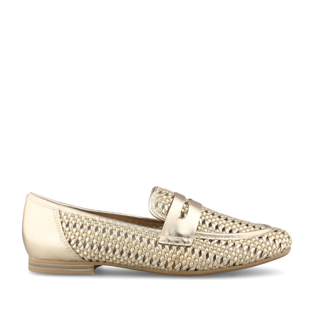 Ladies 2-24232 Loafer In Gold